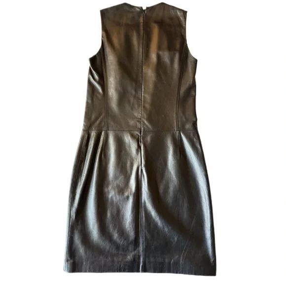 Banana Republic Black Leather Dress - Picture 3 of 8
